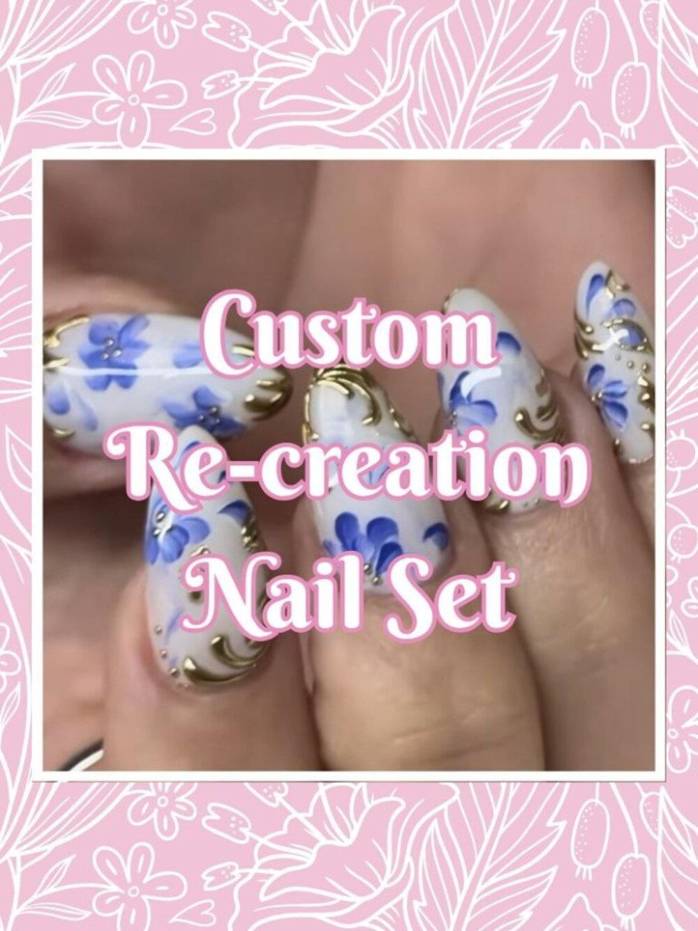 💅 Custom Re-Creation Press-On Nails (Made to Order)